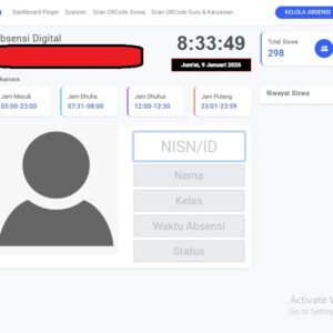 Absen QrCode Siswa / Guru + Notif WA